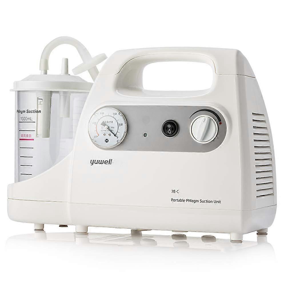 Electric suction pump for mucus and slime, a portable device for easy removal of viscous liquids, ideal for elderly and child care.