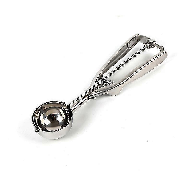 Large Stainless Steel Ice Cream Scoop with Easy Trigger - Versatile Cookie Scoop for Ice Cream, Meatballs, Melon Balls & Mashed Potatoes