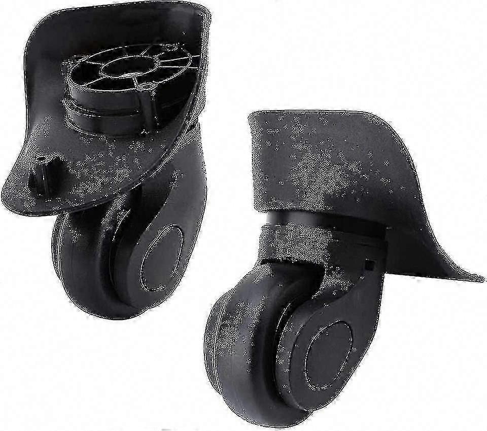 Universal Replacement Wheels for Suitcases - Durable Silent Rubber Multi-Directional Casters