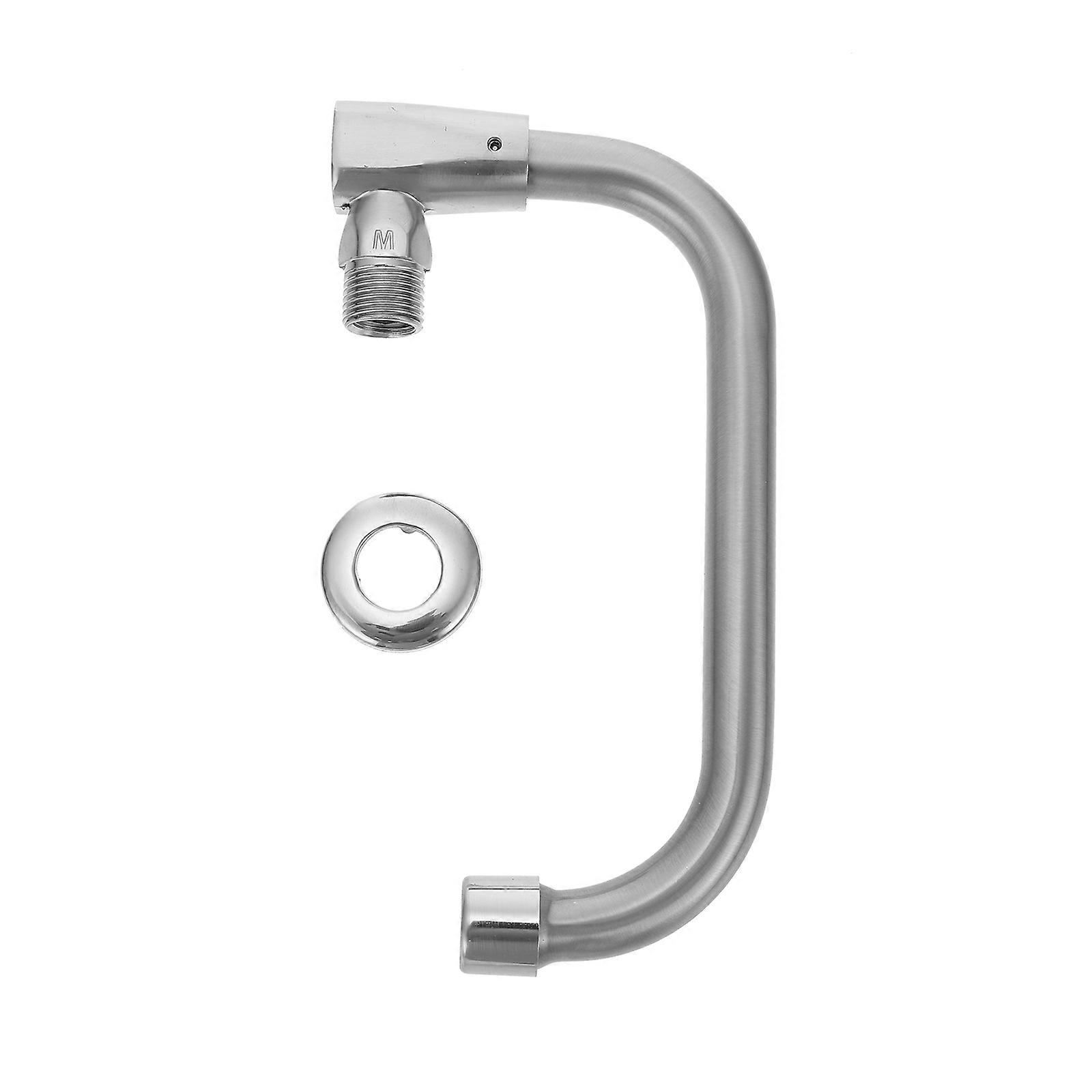 Alloy Semi Automatic Swing Faucet, Brushed Finish, Single Cold Water Tap, Wall Mounted Design for Kitchen Use in Homes and Hotels