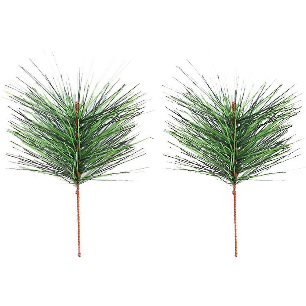 20pcs Simulation Pine Needles Decoration Mini DIY Christmas Tree Pendent