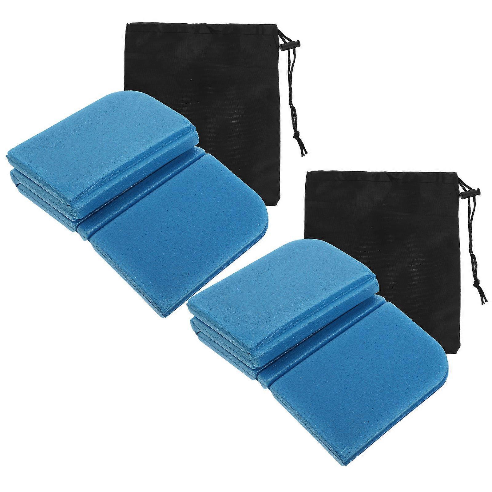 Pad For Camping Picnic Cushion Rectangular Lightweight Pink 15.1×11×0.3in Multi-purpose 2Pcs