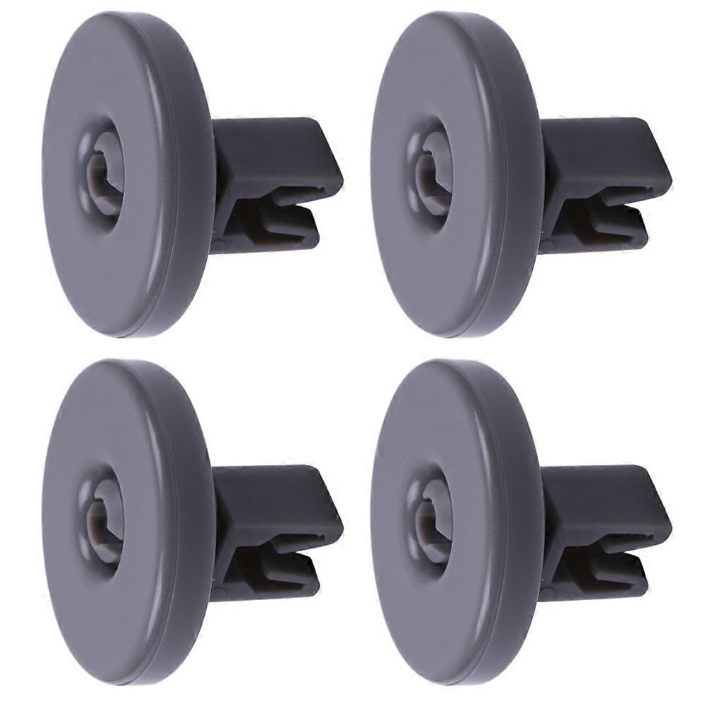 4pcs Dishwasher Replacement Wheels Lower Rack Roller Caster Parts for Easy Installation, Durable & Practical Design