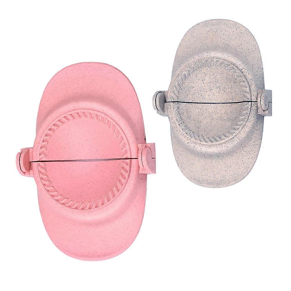 Compact Dumpling Press Professional Dumpling Molds For Food Preparation Polypropylene Material 2Pcs