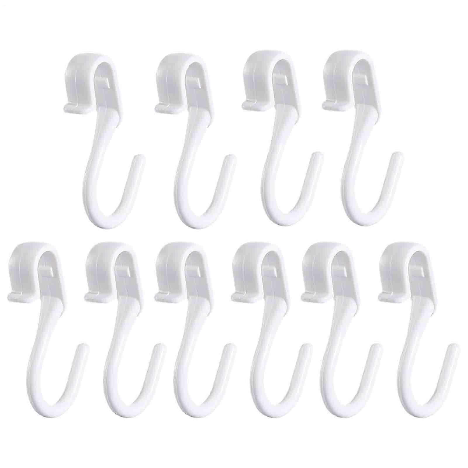 Sshaped hooks, 10piece Shooks, sturdy, for pots, pans, cups, plants