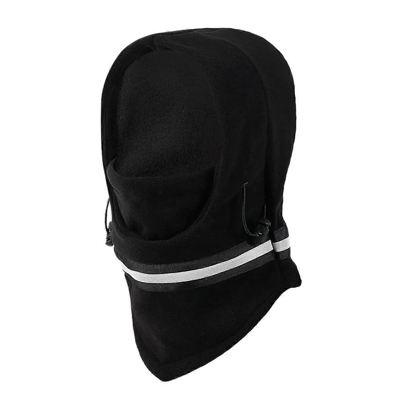 Polar Balaclava for Motorcycle, Ski Bicycle Mask (Black)