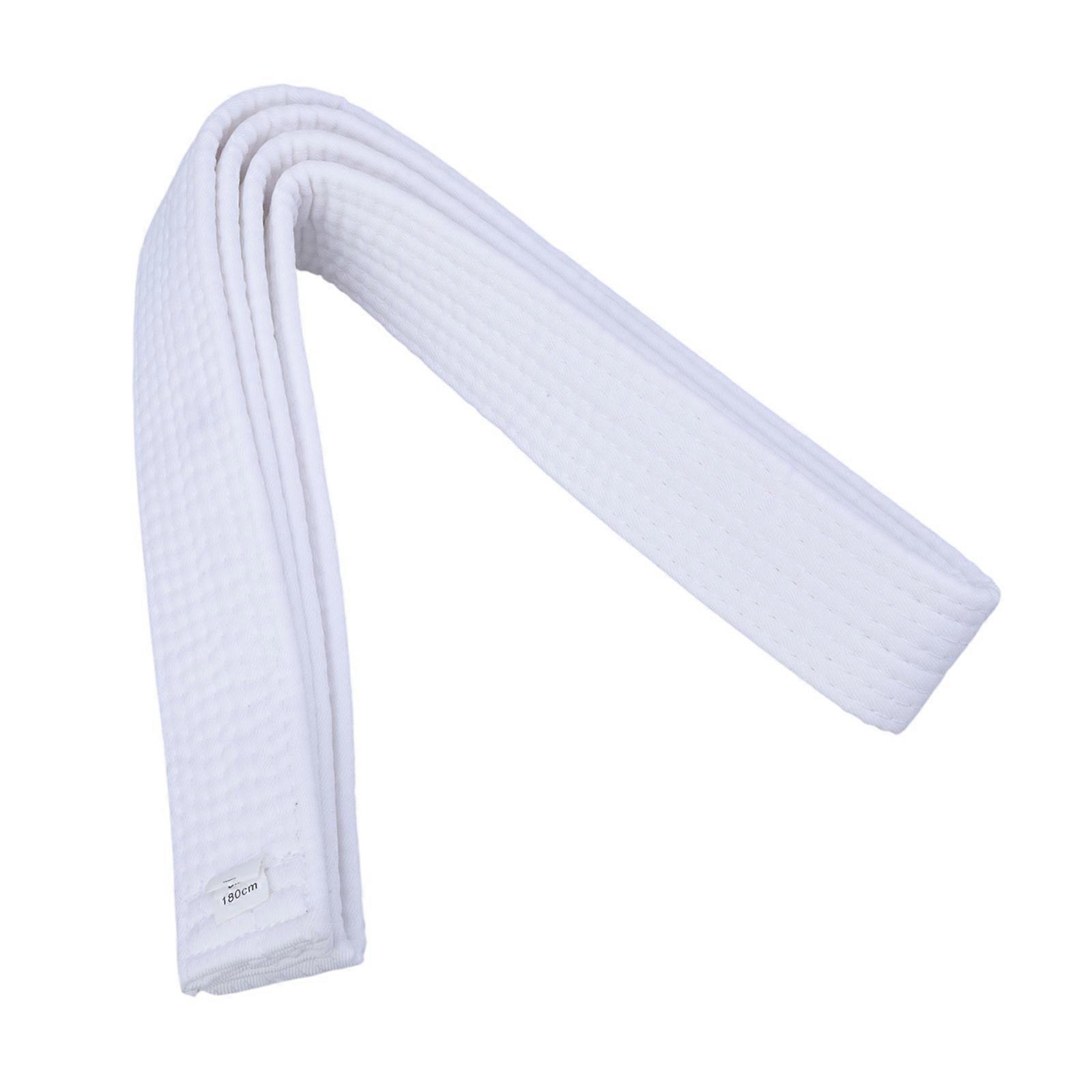 נוח טאקוונדו חגורת לנשימה אומנות לחימה חגורת 180 ס"מ ג'ודו חגורת עבור יומי אימונים ותחרויות לבן