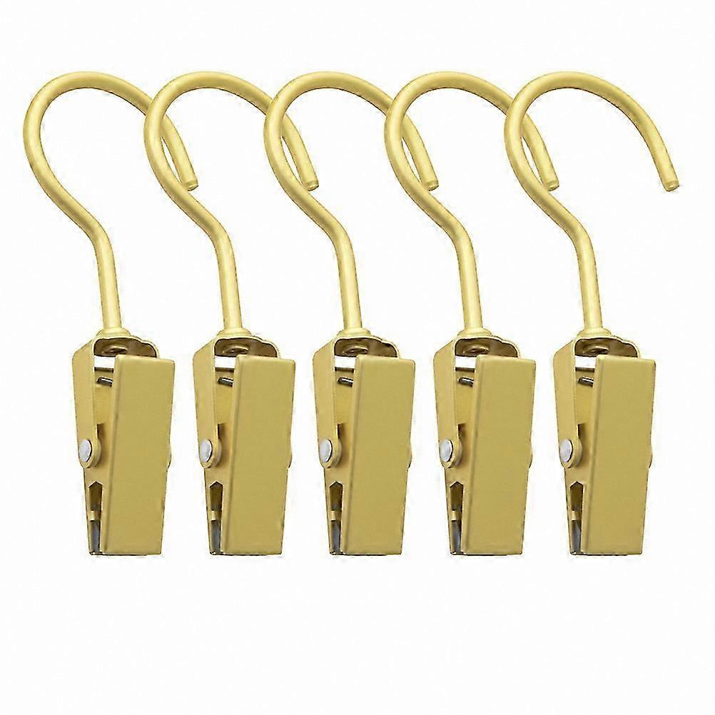 5-Pack Drying Clips for Laundry, Portable Hanging Hooks for Clothes, Hats, and Pants