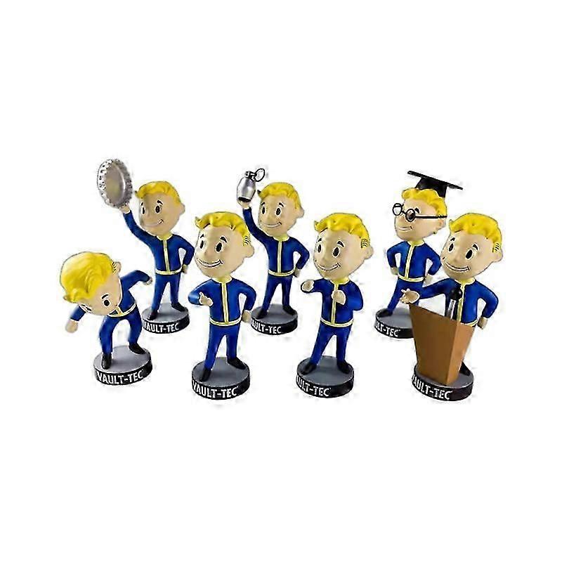 Fallout Vault Boy Bobble Head Pvc Action Figure Collectible Model Toy