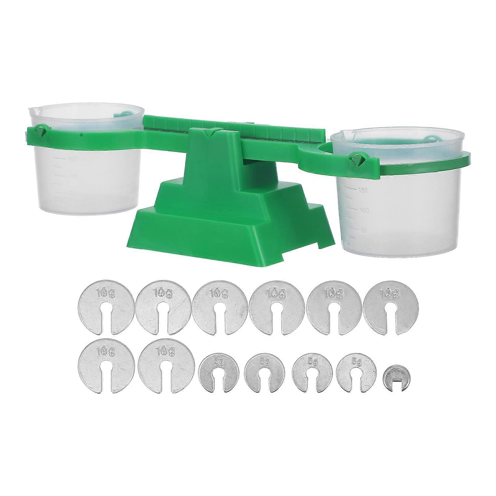 Portable Weighing Scale Teaching Tools Math Experiments Elementary School Experiments Precise Measurement Compact Design 1Set
