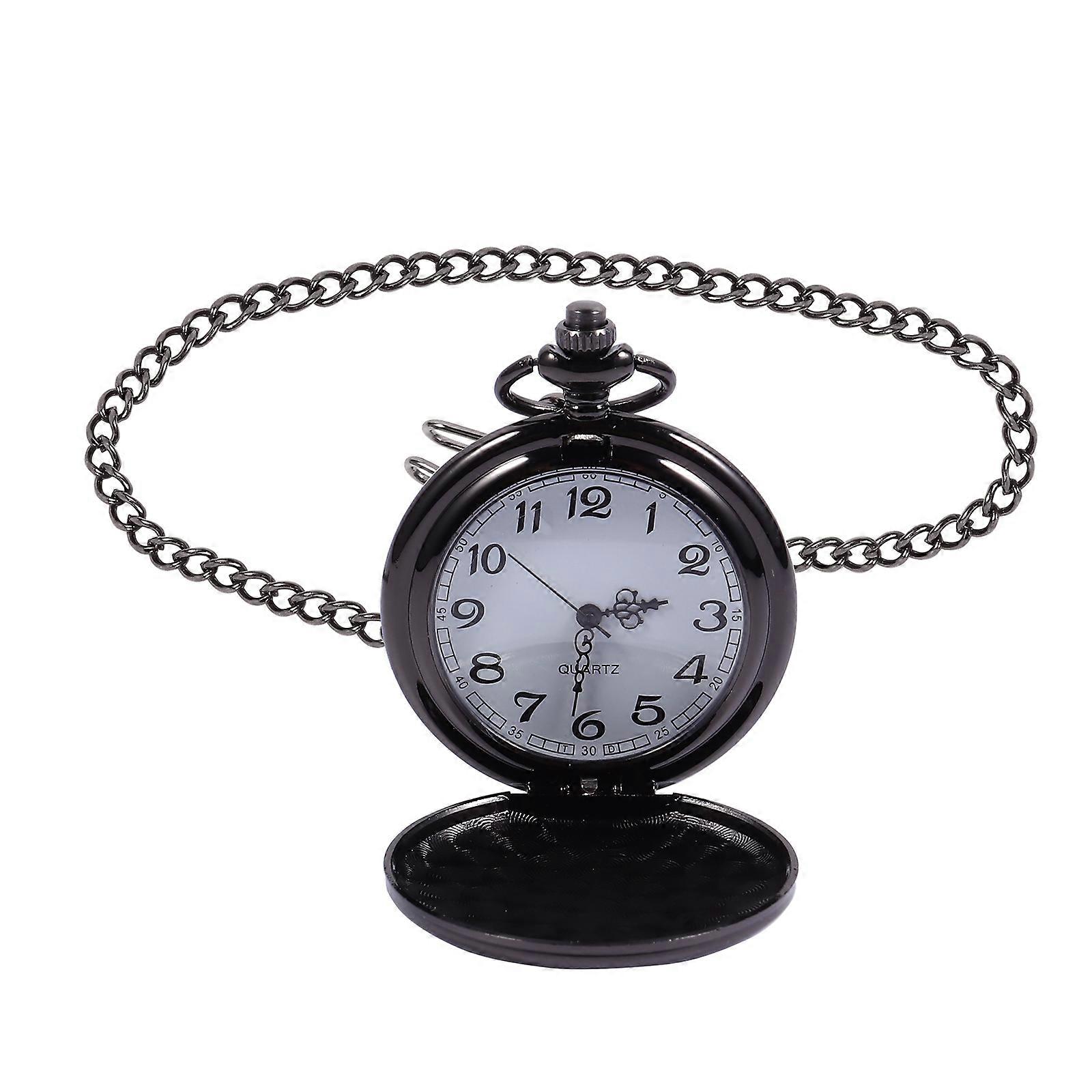 Mechanical Pocket Watch Steampunk Design Jewelry Accessory 4.5x4.5 Cm 1Set
