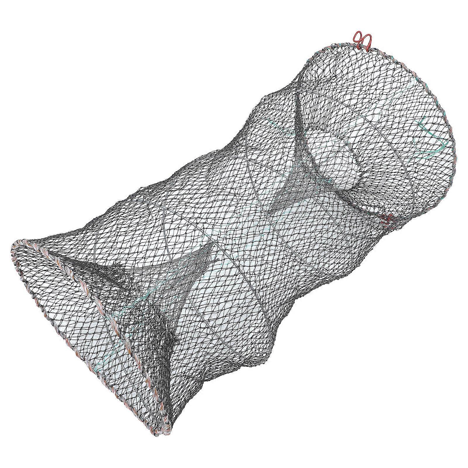 Foldable Bait Fishing Net Portable Shrimp Cage for Easy Catching Crab Lobster Prawn in Saltwater Freshwater