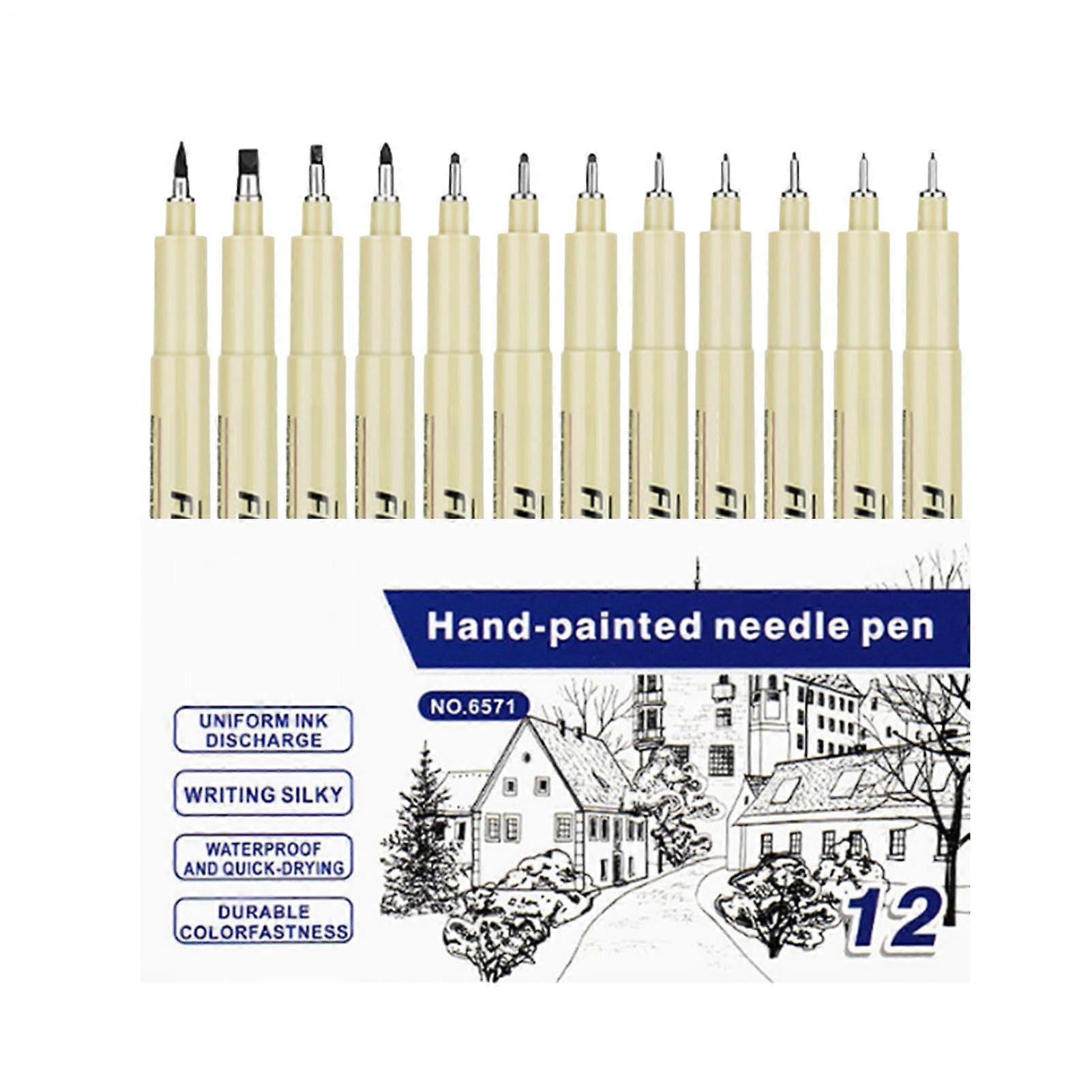 Art Drawing Pen, Journaling Ink Markers, Versatile Illustration Tools, Smooth Paint Marker Set for Creative Sketching