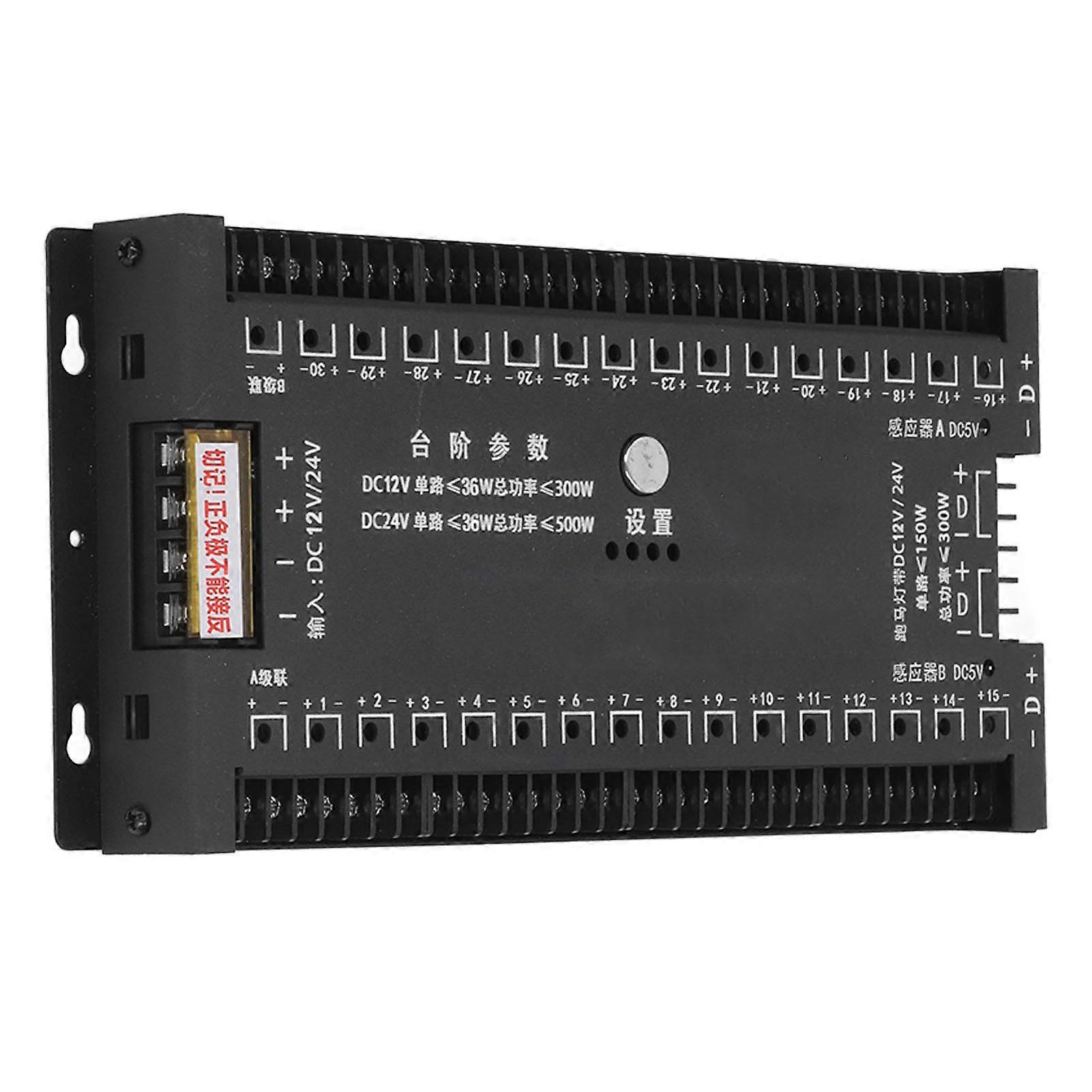 12V 24V Bluetooth Stair Light Controller IP20 LED Step Stair Lamp Sensor Controller for Hotel 