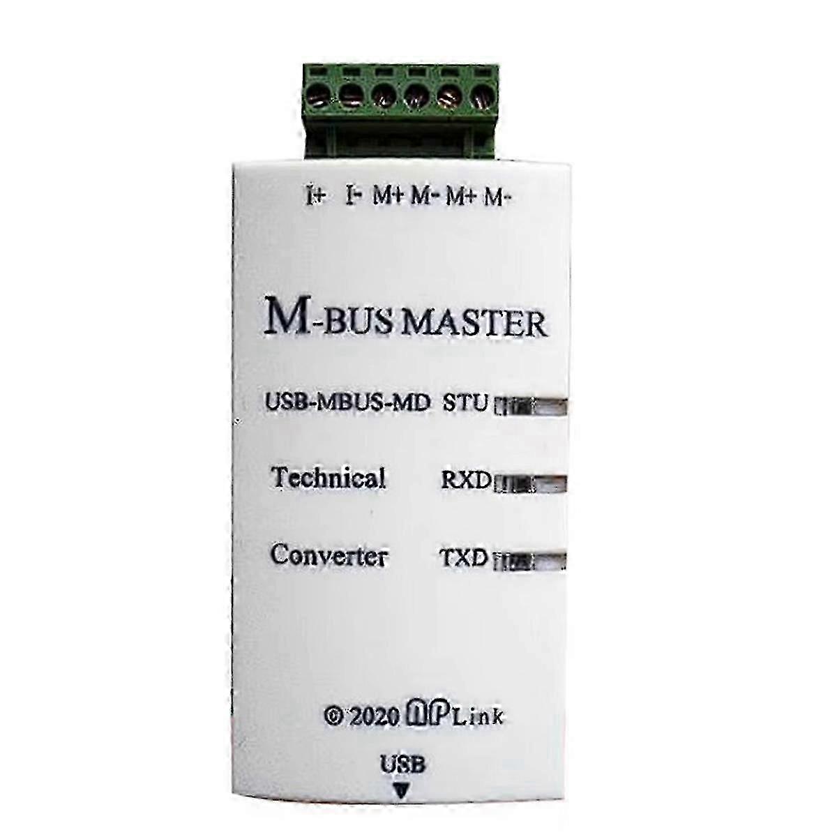 Isolated USB to MBUS Master Converter M-BUS Data Debugging Communication for Electricity Meter Water