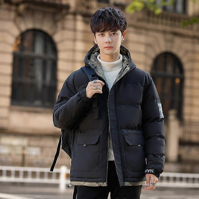 Men's down cotton jacket, winter new thickened warm cotton jacket, winter coat