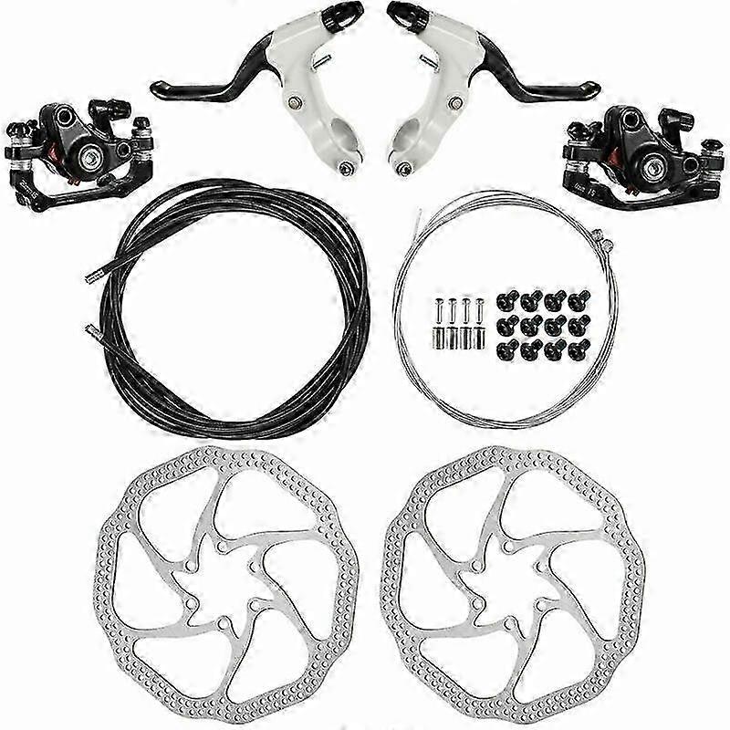 2025 Mechanical Disc Brake Assembly, Smooth Power Modulation for Universal Bike Front and Rear Brake, Easy Installation Kit for Your Next Adventure