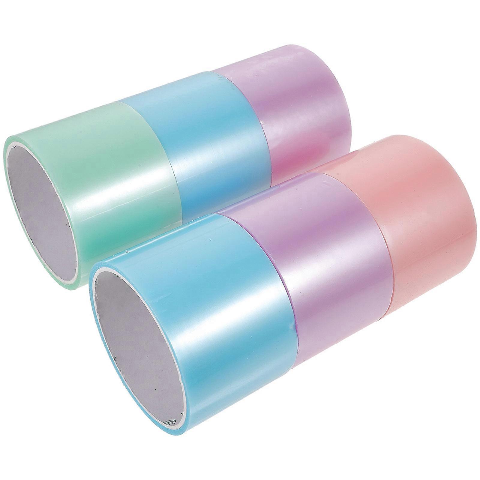 Funny Decompression Tapes Toys DIY Colored Ball Tapes Adhesive Sticky Balls 6 Rolls Assorted Color
