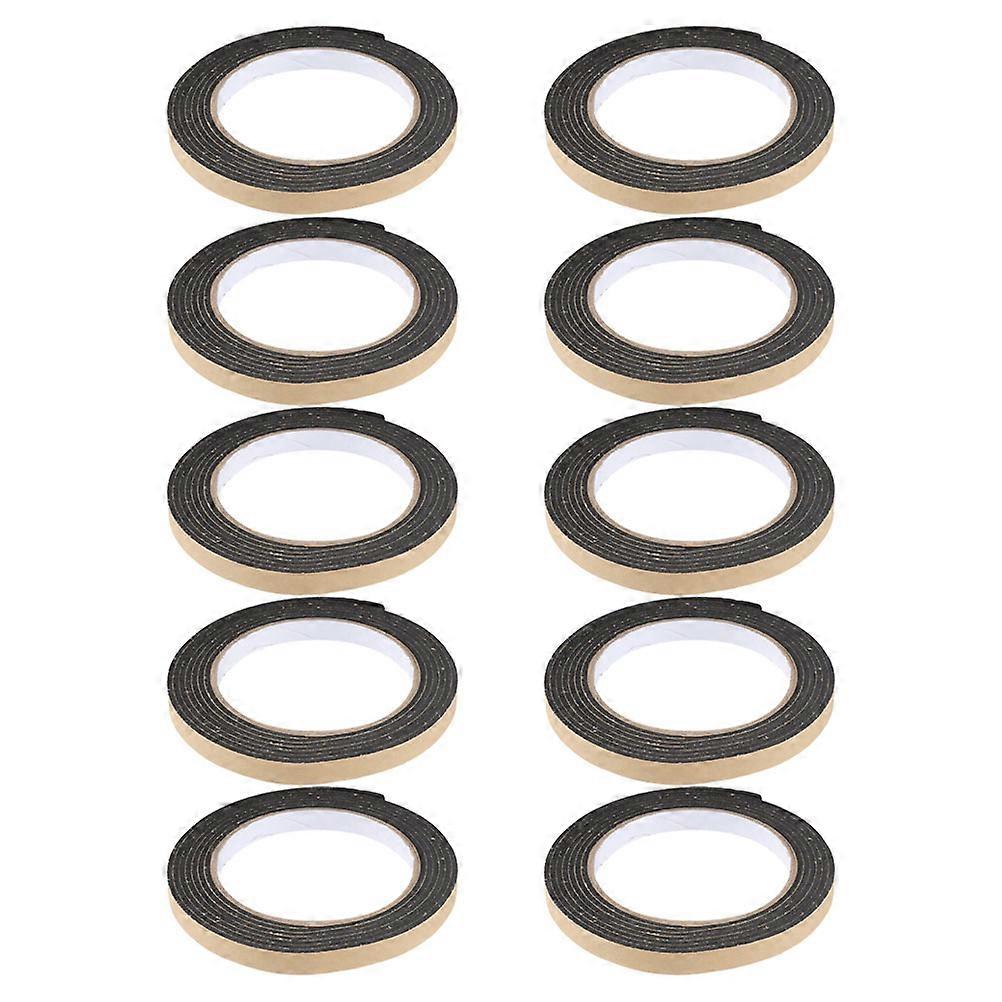 Black Polyethylene Caulking Tapes with Flexible Cutting for Gas Stove Gaps Protection 10 Rolls
