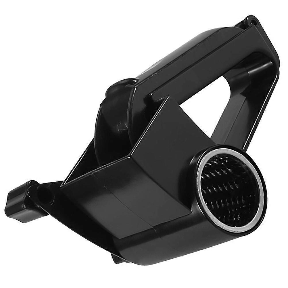 Rotary Cheese with Handle for Home Use Made of Stainless Steel and Plastic Black