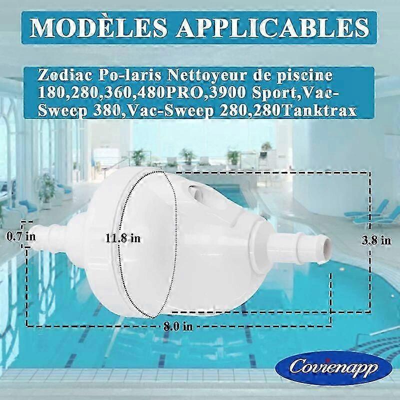 Kit de Remplacement de Valve de Secours G52 Polaris Amlior Compatible Zodiac 180 280 380 480 3900 Polaris Pool Cleaners Pieces pour Robot Polaris Pisc