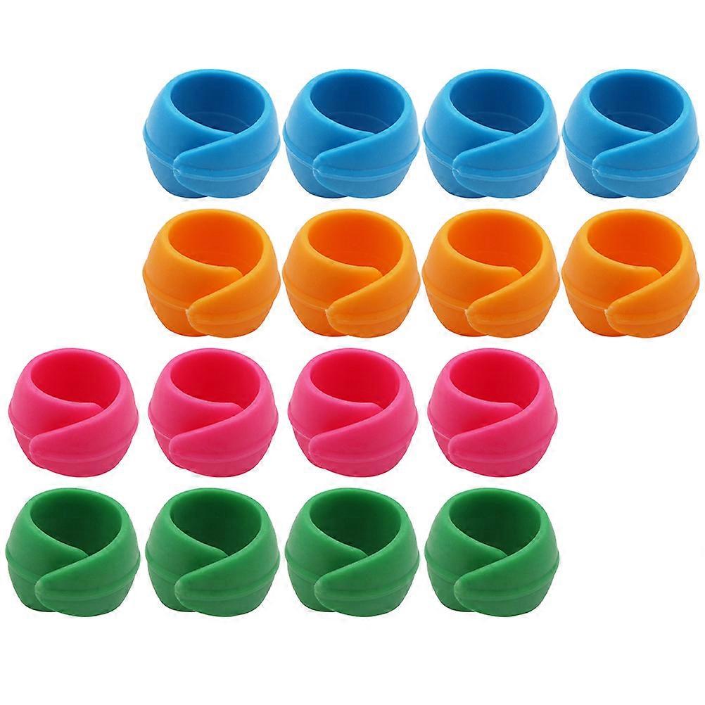 Silicone Thread Holders for Sewing Use Assorted Color Essential Accessories Set 48pcs