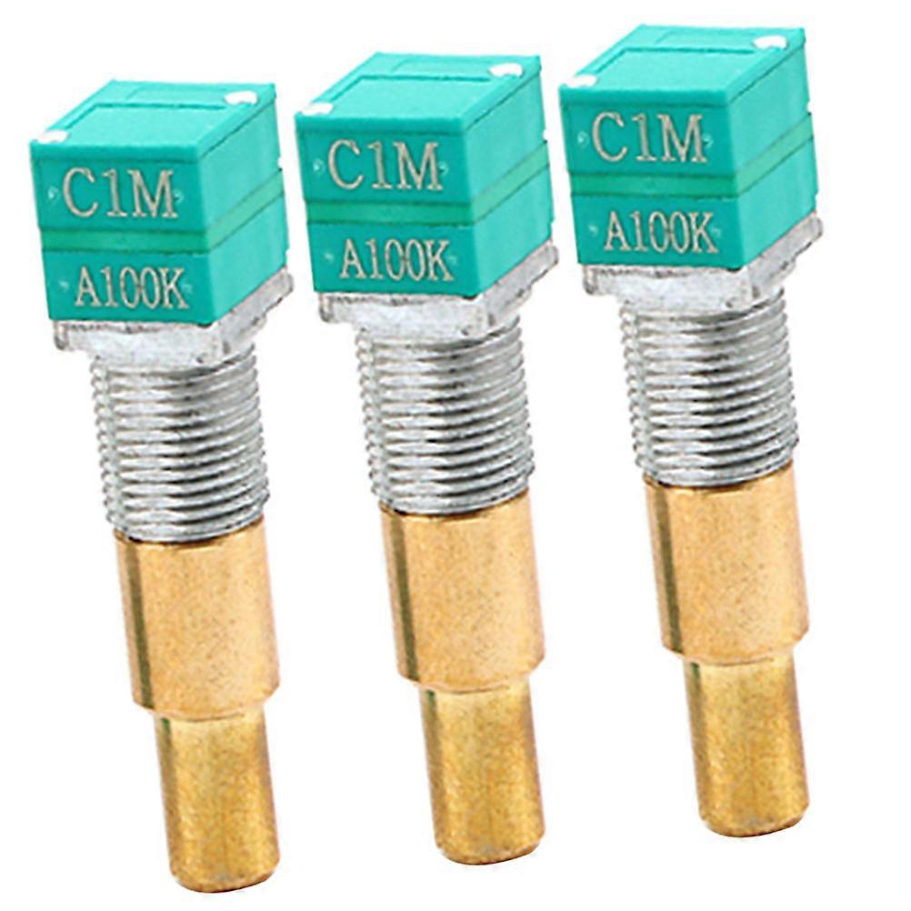 Guitar Audio Potentiometer Knob Guitar Volume Tone Knob Guitar Repair Part For Guitar Circuit Tuning Plastic 3Pcs
