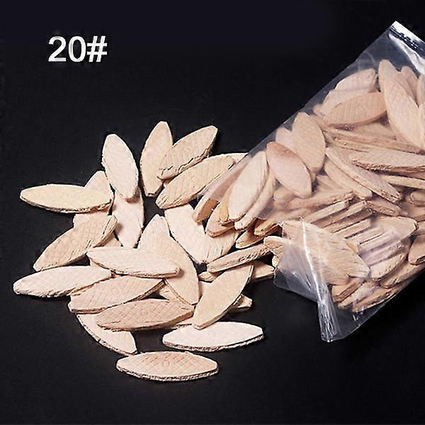 100 Pcs Joiner Biscuits Robust Beech Tighter Bonding High Stability Wood Joining Biscuits Size 20