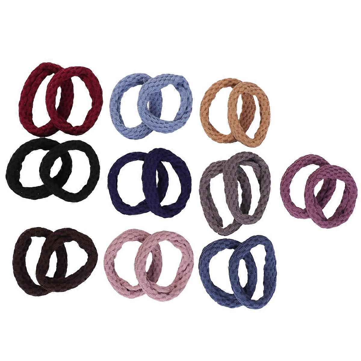 Hair Bands Assorted Color 20Pcs School Wear Daily Wear