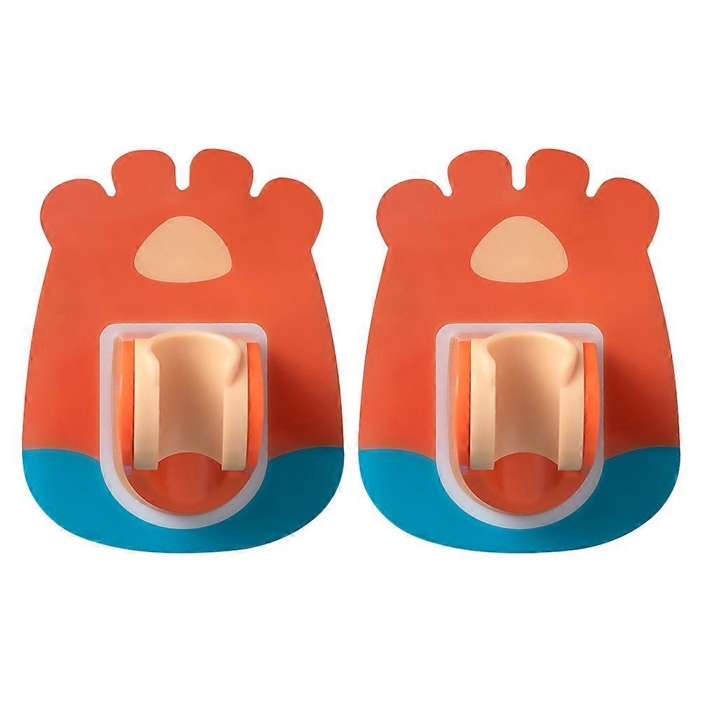 2Pack kotitalouksien suihkutelineet kotikylpyhuoneisiin, joissa on pyöreä kantava muotoilu