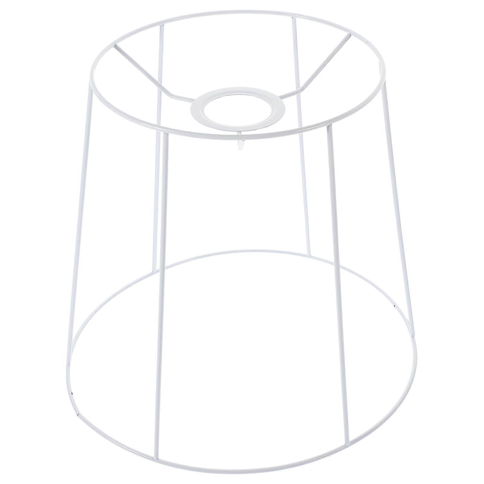 Iron Wire Lampshade Frame For Indoor Lighting Ceiling Light Support Round Shape Durable Materials 1Set
