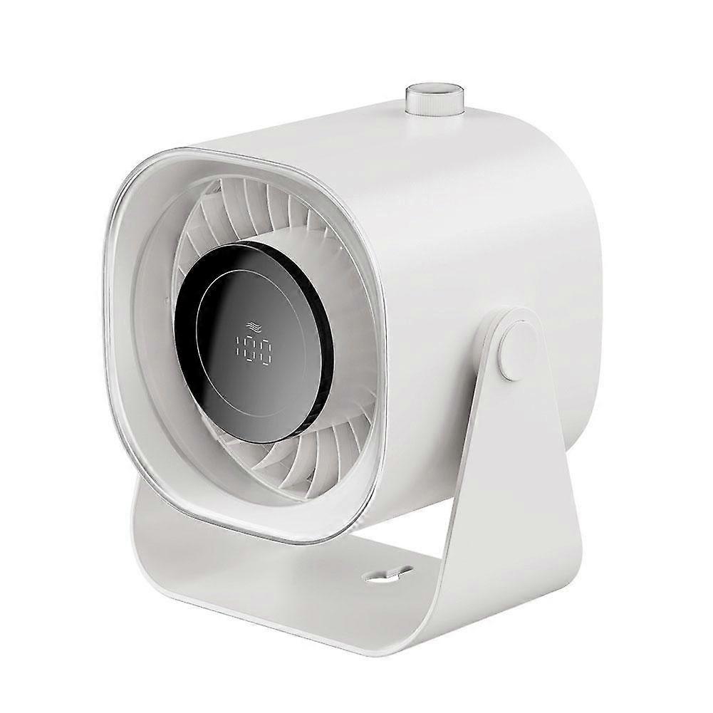 Small Desk Fan, Quiet Wall Mount Table Fan with 100 Speeds & Digital Display