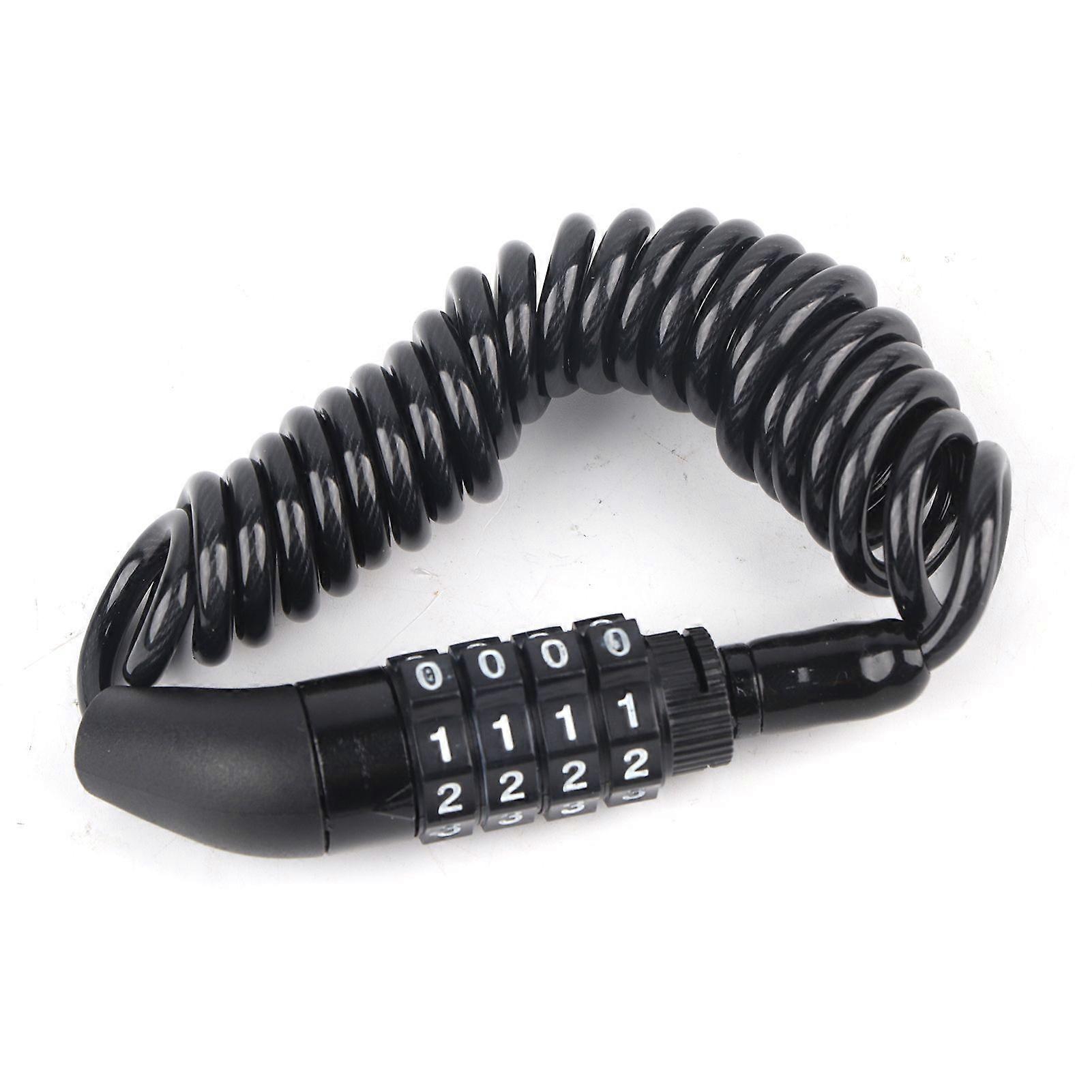 motorcycle helmet lock with combination code