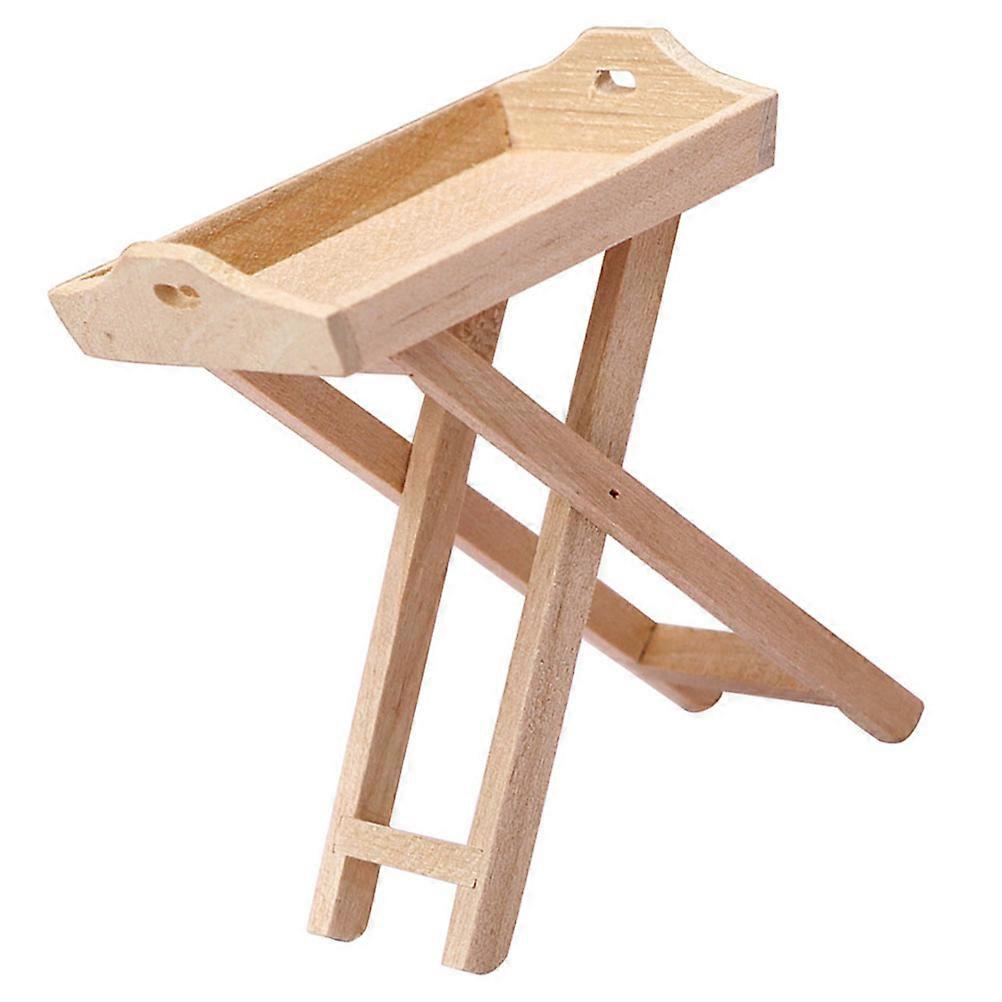 Wooden Fruit Tray 2pcs Durable Scale Micro Scene Accessory for Home Decor and Photography Props