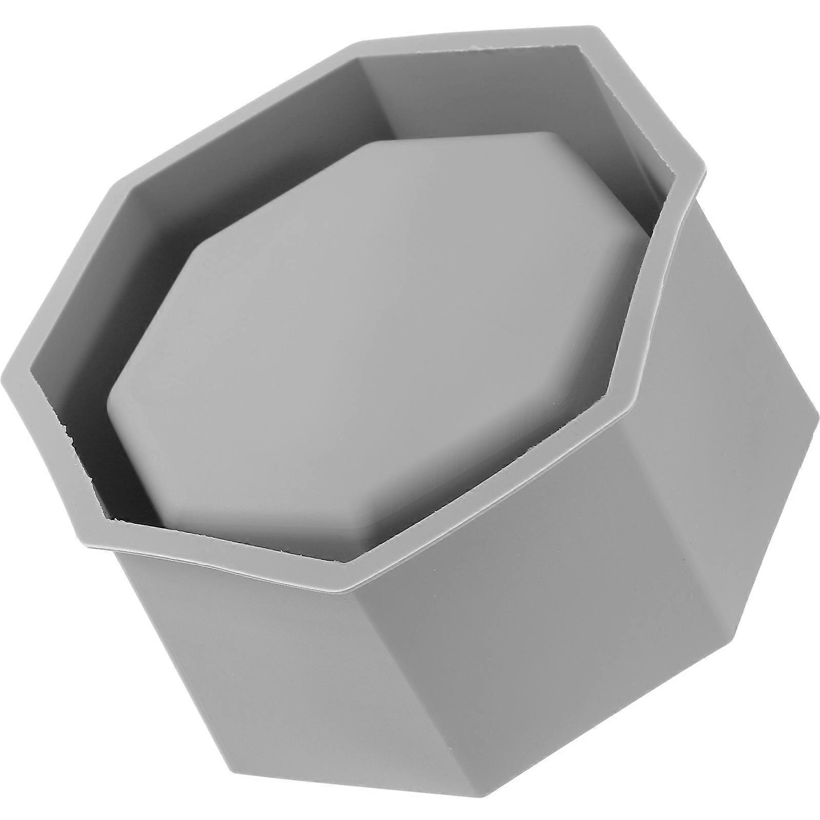 Hexagonal Silicone Mould Flower Planter Craft Tool Ideal For DIY Projects 16.5x16.5x8.5cm 1Set