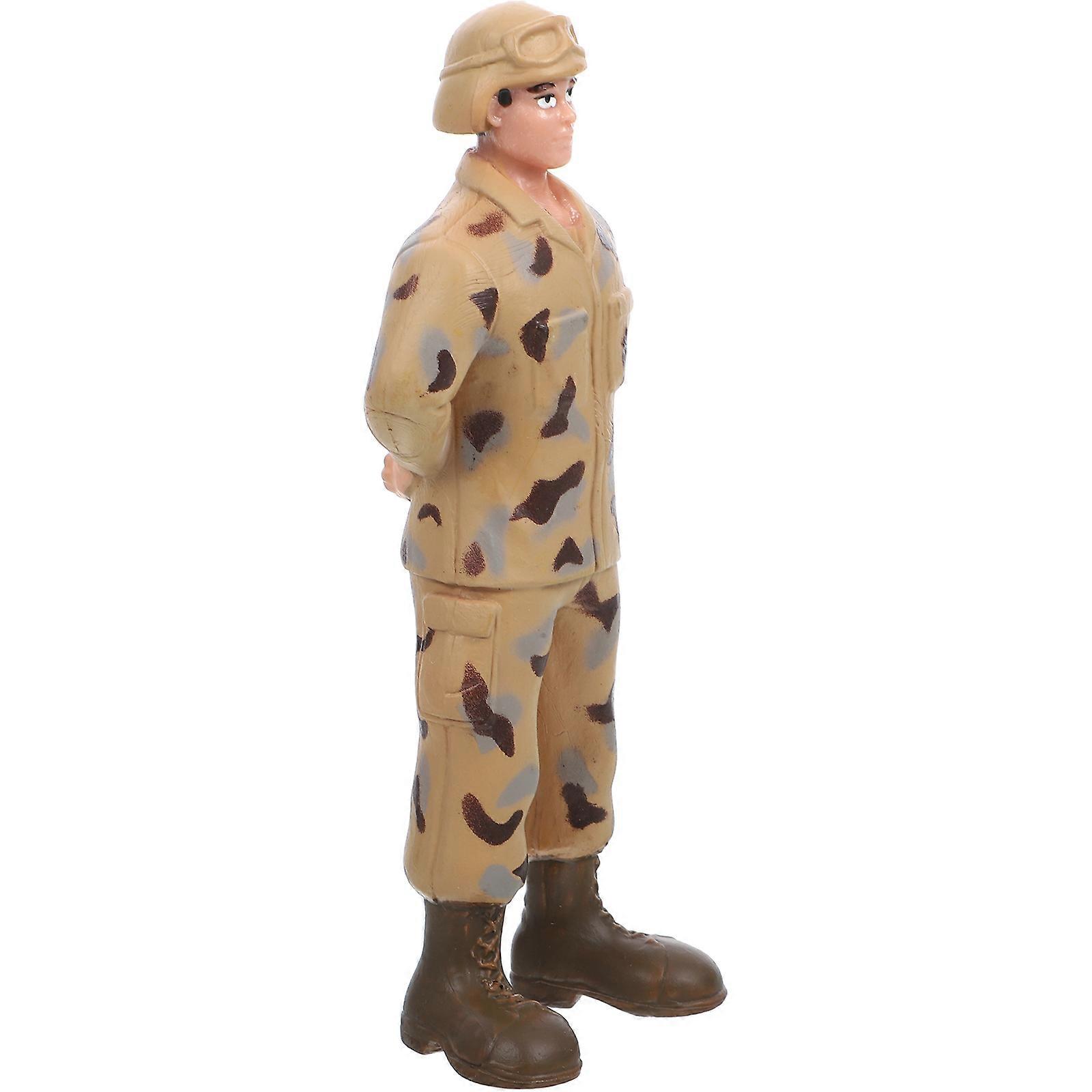 Khaki PVC Props for Decoration with Special Texture Great for Indoor Display and Sand Table 6.5