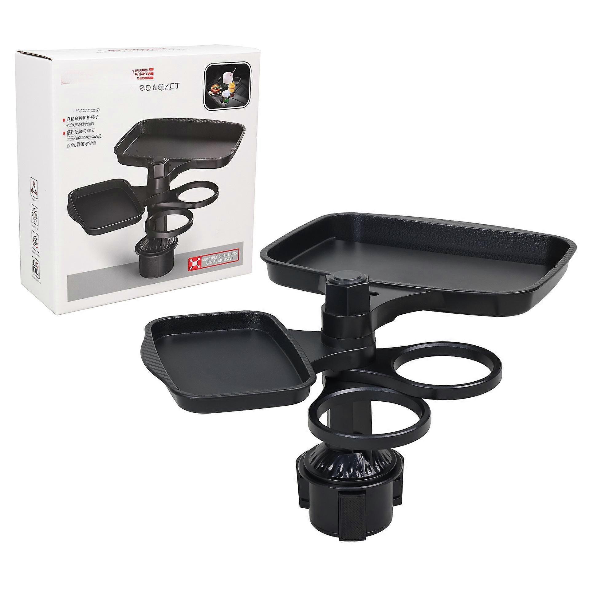 Car mount phone holder tray multi function storage small table car use drink