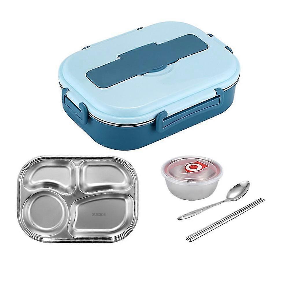 Bento Lunch Box 4 Compartments Portable Leakproof Bento Box