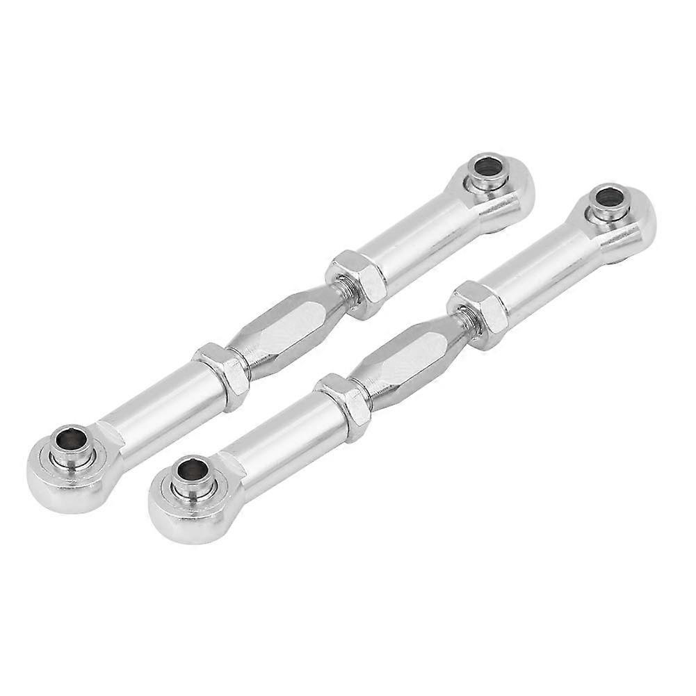 RC Lenkgestänge Silver, CNC Machined Servo Linkage Upgrade Accessories for RC Cars, Precision Fit and Durability