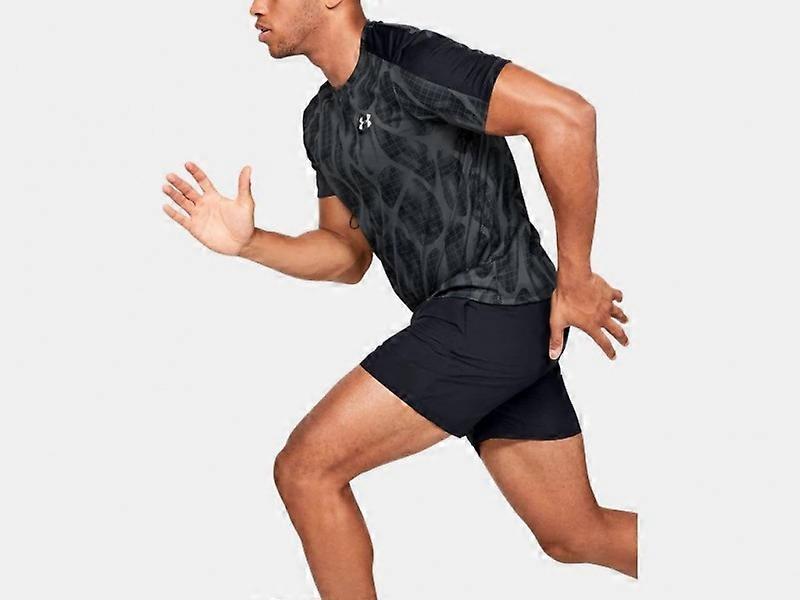 UA Speed Stride Printed Short Sleeve Tee | Black Print