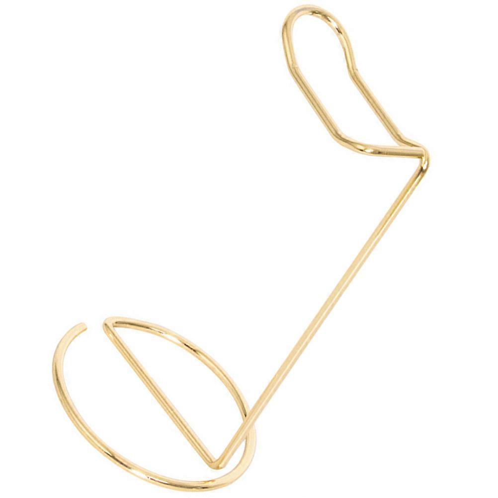 Earphone Display Stand For Home School Office Use Made From Elegant Golden Iron Material Ensuring Dust Prevention 1Pack