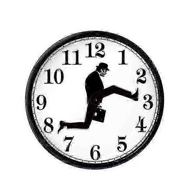 Monty Python Inspired Silly Walk Wall Clock Creative Silent Mute Clock Wall Art Gift