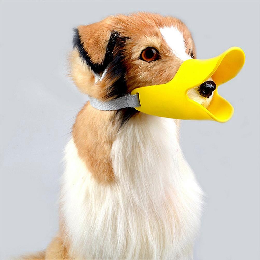 Soft Silicone Anti Bite Duck Mouth Muzzle, S/M/L for Dogs