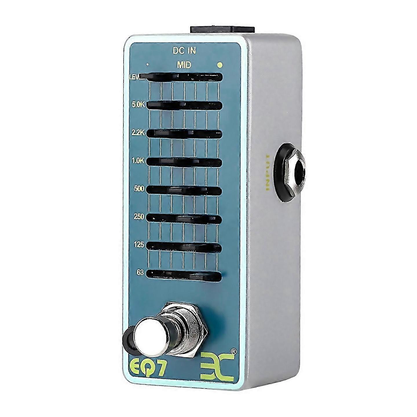 For ex eq7 guitar effect pedal 7band eq full metal shell