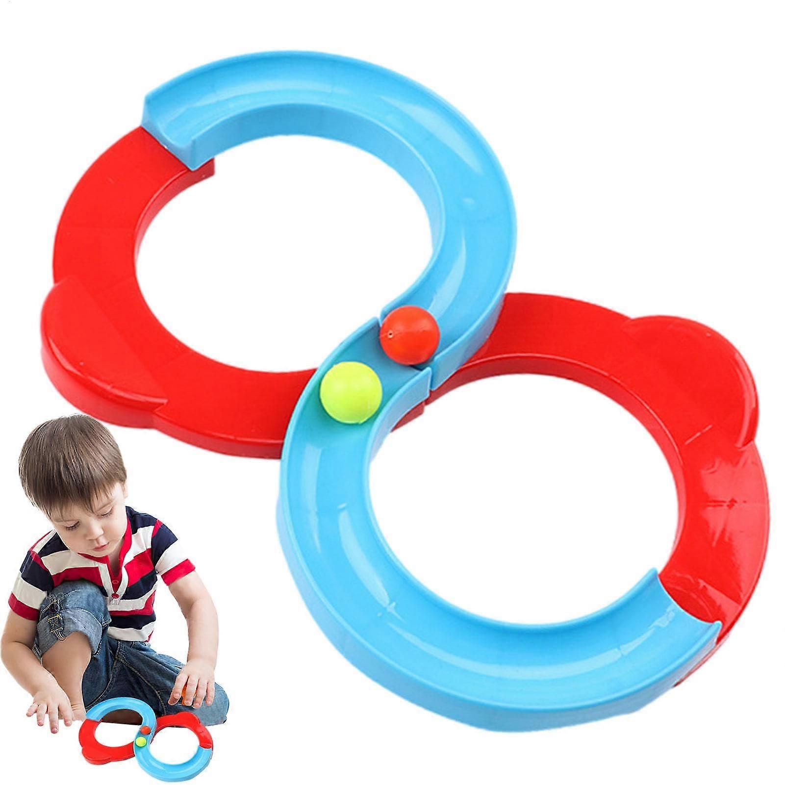 Race Track Toy with Interactive Ball Game for Girls Ages 3+, Educational Playset