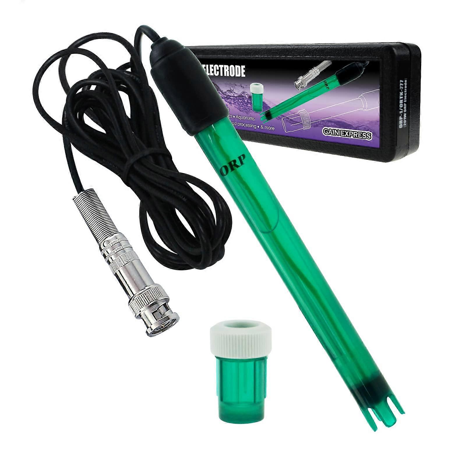 ORP Redox Electrode, BNC Connector Replacement Probe for Tester Meter, 14cm Long