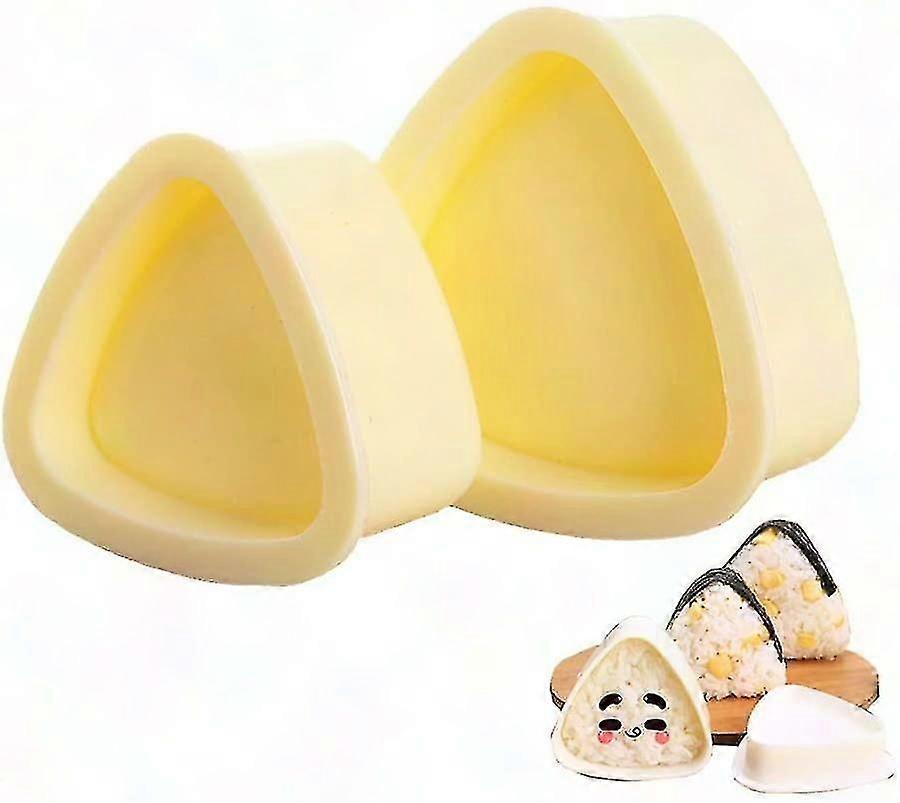 2 Pcs Triangle Rice Ball & Sushi Mold - Onigiri Maker Set