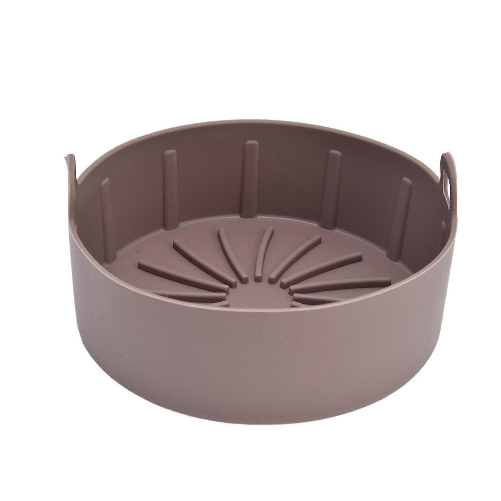 Reusable silicone pot, practical, even heat, easy to clean, flexible, food-safe, silicone container for deep fryer and microwave