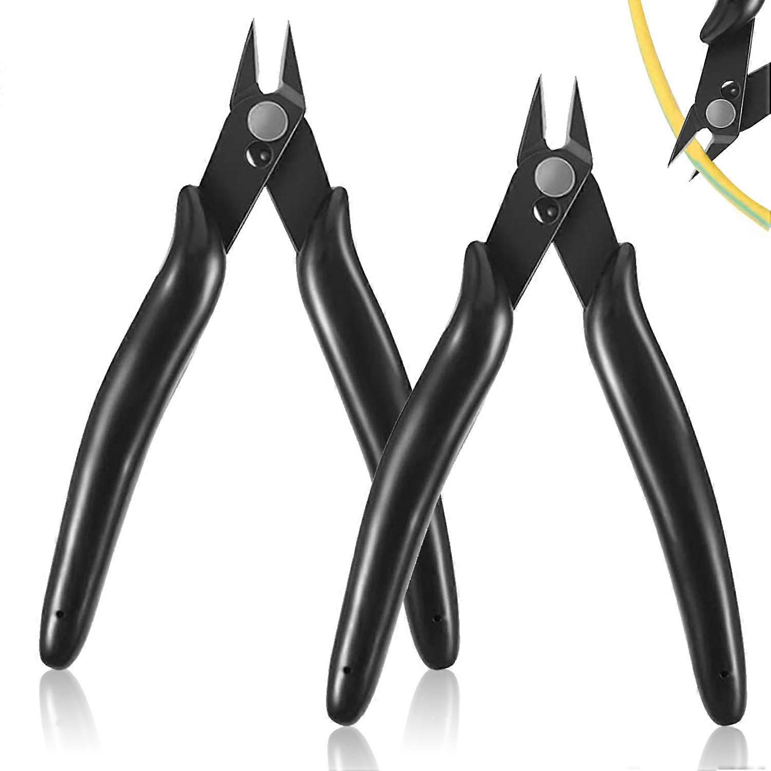 Wire Cutters, 2 Pieces Side Cutters, Cable Cutters for Making Coils