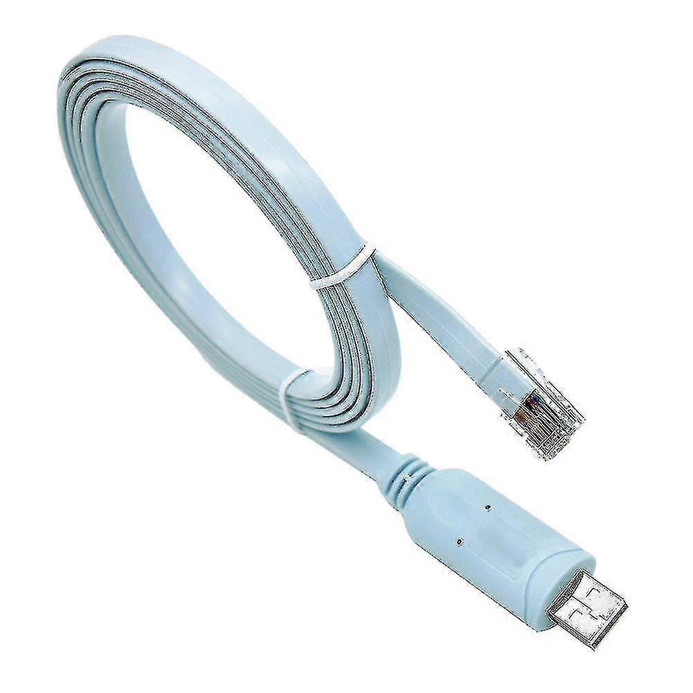 Usb to Rj45 Console Cable 6ft for Windows 8, 7, Vista & Linux with Rs232 Compatibility